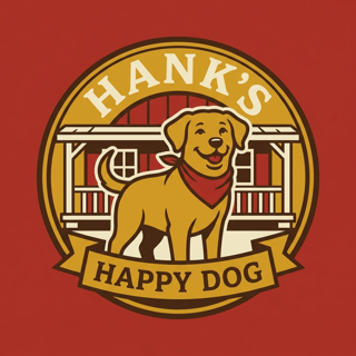 Hank's Happy Dog logo